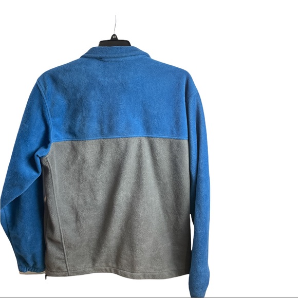 Men’s Columbia Full Zip Fleece Jacket Blue / Gray Size L - Picture 2 of 13